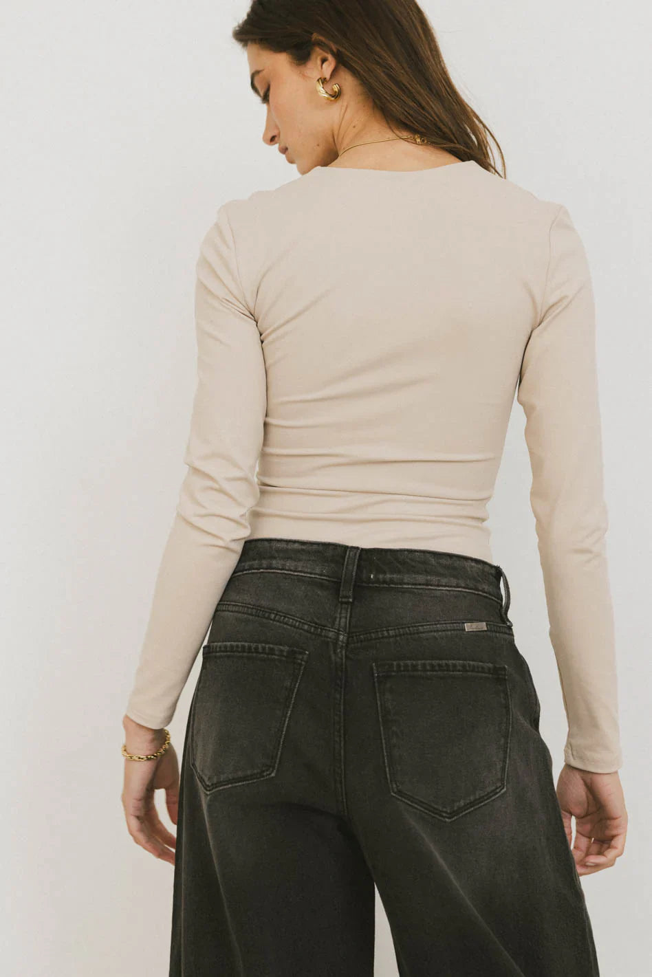 Lex Barrel Jeans in Black FINAL SALE