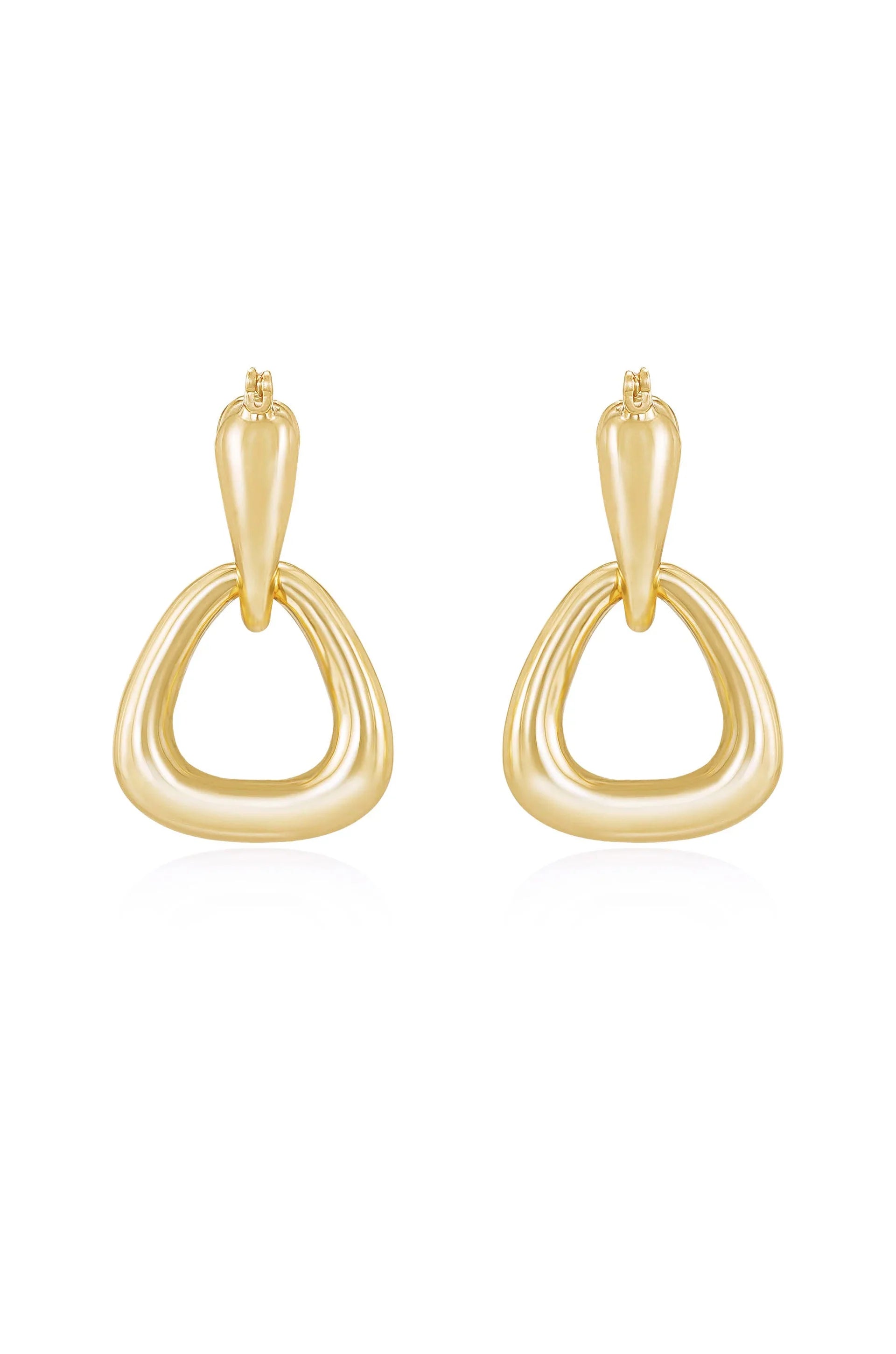 Baby Double Dangle Hoop Earrings