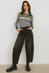 Lex Barrel Jeans in Black FINAL SALE