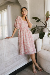 Hannah Floral Midi Dress FINAL SALE