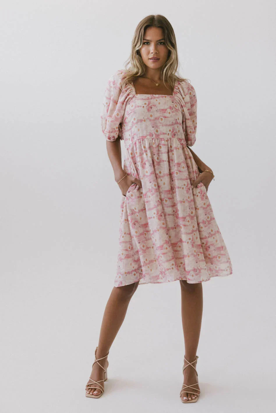 Hannah Floral Midi Dress FINAL SALE