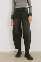 Lex Barrel Jeans in Black FINAL SALE
